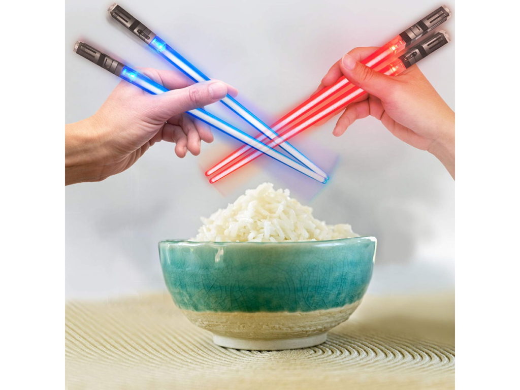 Star Wars Lightsaber chop sticks