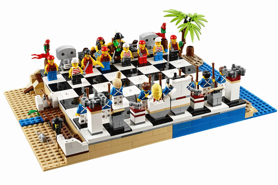 lego pirates chess set
