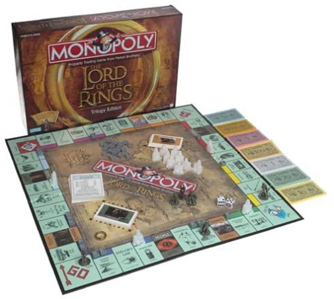 lord of the rings monopoly