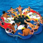 10 person inflatable floating island