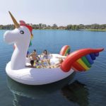 giant floating unicorn