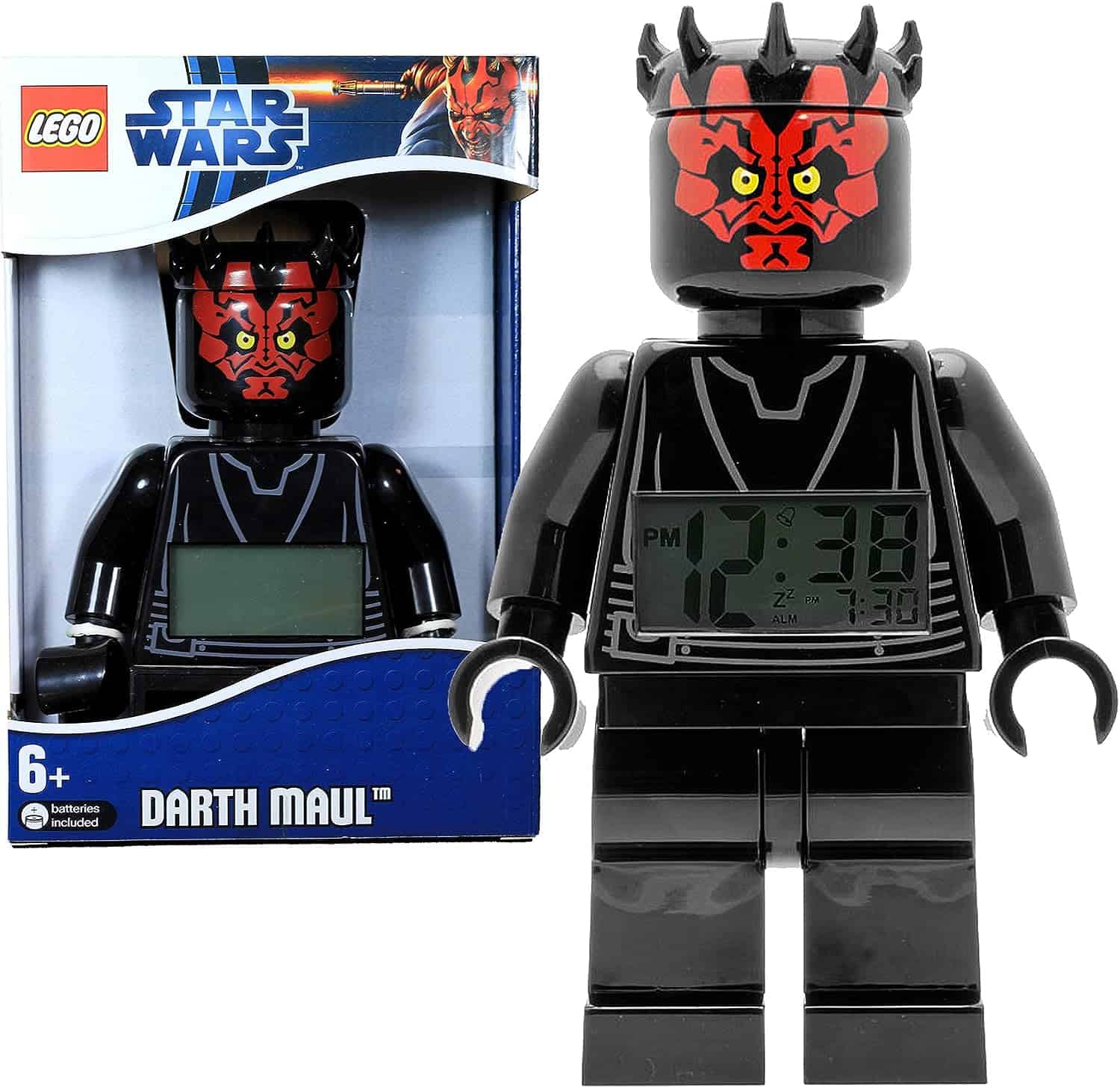 Darth Maul Star Wars Lego Clock