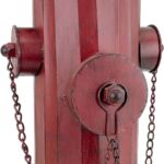 Vintage Red Fire Hydrant Statue_1