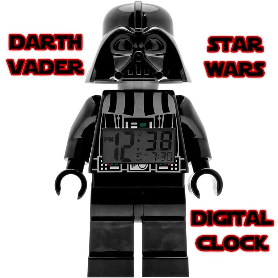 star wars darth vader lego clock