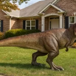 T rex for the front yard